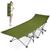 颜色: green, Hivvago | Folding Camping Cot with Side Storage Pocket Detachable Headrest-Green