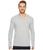 商品Lacoste | Long Sleeve Pima Jersey V-Neck T-Shirt颜色Silver Chine