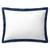 商品Ralph Lauren | RL Organic Sateen Border Decorative Pillow, 16"W x 12"L颜色Polo Navy