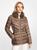商品第3个颜色OLIVE COMBO, Michael Kors | 女式 人造毛皮装饰绗缝尼龙可折叠羽绒服