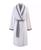 颜色: White, Boss Home | Lord Woman's Cotton Velour Shawl Bathrobe