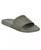 颜色: Dark Green, GUESS | Men's Estol Triangle Logo Branded Pool Slides