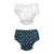 颜色: Navy Fish Geo, green sprouts | Baby Boys or Baby Girls Snap Swim Diaper, Pack of 2