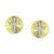 商品Giani Bernini | Cubic Zirconia Cross Disc Stud Earrings, Created for Macy's颜色Gold over Silver