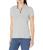 商品Nautica | Women's 3-Button Short Sleeve Breathable 100% Cotton Polo Shirt颜色Fog Heather