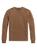 商品Ralph Lauren | Wool-Cashmere Crewneck Sweater颜色SHETLAND BROWN HEATHER