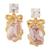商品Kate Spade | Gold-Tone Crystal Present Drop Earrings颜色Clear/gold.
