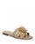 Sam Edelman | Women's Bay Beaded Flower Slide Sandals, 颜色Tan