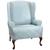 商品第4个颜色Spa Blue, P/Kaufmann Home | Stretch Sensations Double Diamond Wing Chair Cover