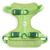 颜色: light green, THE LICKER STORE | Arlo Large Adjustable Soft Padded No Pull Pet Harness with 3 Buckles and 3 Leash Clips