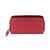 Mancini Leather Goods | Casablanca Collection RFID Secure Double Zipper Wallet, 颜色Red