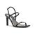 颜色: Black Faux Patent Leather, Nine West | Women's Olah Square Toe Heeled Dress Sandals