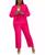 颜色: Lipstick, Le Suit | Plus Women's Notched-Lapel Blazer Pants Suit Set