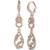 商品Givenchy | Silver-Tone Crystal Pear-Shape Double Drop Earrings颜色Rose Gold
