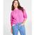 On 34th | Women's Cable-Knit-Mesh Crewneck Long-Sleeve Sweater, Created for Macy's, 颜色Phiox Pink