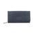 Mancini Leather Goods | Women's Pebbled Collection RFID Secure Mini Clutch Wallet, 颜色Navy
