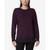 商品Marc New York by Andrew Marc | Women's Printed Tunic Length Pullover Top with Side Vents颜色Eggplant Texture