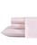 颜色: Delicate Pink, Laura Ashley | 800 Thread Count Cotton Sateen Blend 4-Pc. Sheet Set