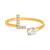 商品第12个颜色L, Giani Bernini | Cubic Zirconia Initial Wrap Ring in 18k Gold-Plated Sterling Silver, Created for Macy's