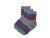 商品第2个颜色Light Gray, SmartWool | Hike Full Cushion Striped Crew Socks 3-Pack (Toddler/Little Kid/Big Kid)