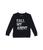 color True Black, Chaser | RPET Cozy Knit Crew Neck Pullover Sweater (Toddler/Little Kids)