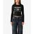 True Religion | Women's Long Sleeve Ribbed Baby T-shirt, 颜色Jet Black