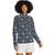 color Med Indigo, Eddie Bauer | Eddie Bauer Women's Quest LS Raglan 1/4 Zip Top - Printed