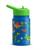 颜色: Blue, JoyJolt | Kids Stainless Steel Water Bottle with Straw Lid, 12oz