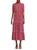 商品Max Studio | Tiered Floral Midi Dress颜色RED_MULTI