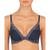 颜色: Ash Navy, Natori | Women's Feathers Lace Contour Underwire Plunge Bra 730023