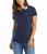 商品Nautica | Women's Stretch Cotton Polo Shirt颜色Navy Seas