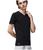商品Lacoste | 3-Pack V-Neck Slim Fit Essential T-Shirt颜色Black