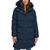 颜色: Navy, Tommy Hilfiger | Women's Faux-Fur-Trim Hooded Puffer Coat, Created for Macy's