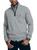 Nautica | Mens Fleece Long Sleeves 3/4 Zip Pullover, 颜色stone grey heather