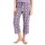 商品Charter Club | Women's Printed Cotton Capri Pajama Pants, Created for Macy's颜色Dusty Lilac Tile