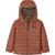 Patagonia | Reversible Down Sweater Hoodie - Toddlers', 颜色Fuscia: Burl Red