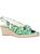 颜色: monstera print fabric, Bella Vita | Kimora Womens Silk Slingback Espadrilles