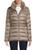 商品Michael Kors | Faux Fur Trim Belted Puffer Jacket颜色TAUPE