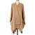 color Camel, Gold, Ralph Lauren | Women's Sparkly Reversible Knit Ruana