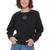 商品Calvin Klein | Women's Cotton Raglan-Sleeve Sweater颜色Black Porcelain