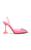 color Pink, Amina Muaddi | Amina Muaddi - Women's Begum PVC Slingback Pumps - Pink/clear - Moda Operandi