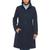 商品Tommy Hilfiger | Women's Stand-Collar Coat, Created for Macy's颜色Navy
