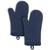 颜色: Ink Blue, KitchenAid | Ribbed Soft Silicone Oven Mitt 2-Pack Set, 7.5" x 13"