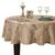 颜色: Beige, Elrene Home Fashions | Elrene Barcelona Jacquard Damask Oval Tablecloth, 84" x 60"