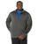 商品Adidas | Big & Tall Essentials 3-Stripe Tricot Track Jacket颜色Dark Grey/Solid Grey/Black
