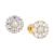 商品第3个颜色Yellow Gold, Macy's | Lab-Created Opal (1/20 ct. t.w.) & Lab-Created White Sapphire (1/2 ct. t.w.) Stud Earrings