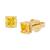 颜色: Yellow Gold, Kate Spade | Little Luxuries Pavé & Crystal Square Stud Earrings