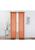 颜色: Spice, Kate Aurora | Kate Aurora 2 Pack Sparkly Metallic Sheer Grommet Curtains - 52 in. W x 84 in. L, Gray