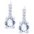 商品Giani Bernini | Fine Crystal with Cubic Zirconia Bar Drop Earring in Sterling Silver (Available in Clear, Blue, Light Blue and Red)颜色Clear