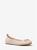 商品Michael Kors | Juliette Quilted Faux Leather Ballet Flat颜色SOFT PINK